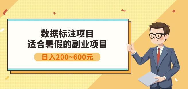 副业赚钱：人工智能数据标注项目，简单易上手，小白也能日入200-爱副业资源网