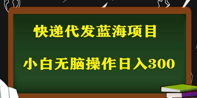 2023最新蓝海快递代发项目，小白零成本照抄-爱副业资源网