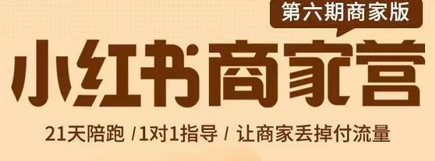 贾真-小红书商家营第6期商家版，21天带货陪跑课，让商家丢掉付流量-爱副业资源网