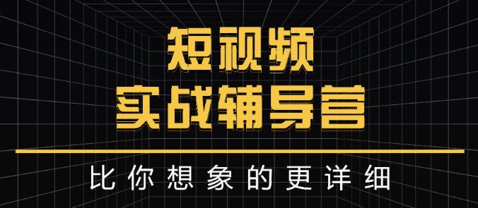 达人队长:短视频实战辅导营，比你想象的更详细-爱副业资源网