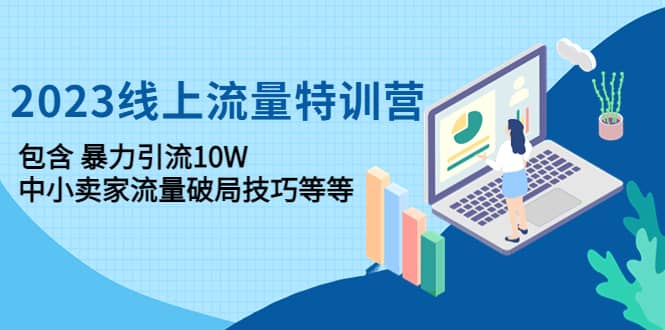 2023线上流量特训营：中小卖家流量破局技巧等等-爱副业资源网