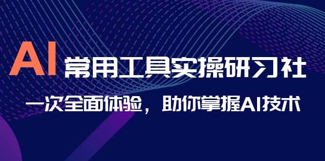 AI-常用工具实操研习社，一次全面体验，助你掌握AI技术-爱副业资源网